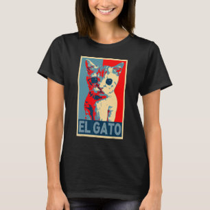T-shirt El Gato meme Sad Cry Chat Kitty Mème retro vinta