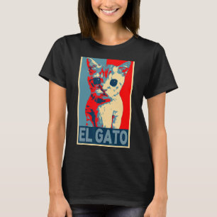 T-shirt El Gato meme Sad Cry Chat Kitty Mème retro vinta