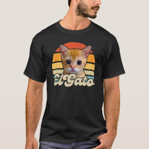T-shirt el gato mème triste en pleurant chat munchkin kitt