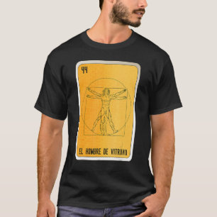 T-shirt El Hombre De Vitruvio Bingo De Loterie D'Argile Me