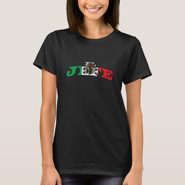 T-shirt El Jefe    Mexican Boss  Dad Mom (Devant)