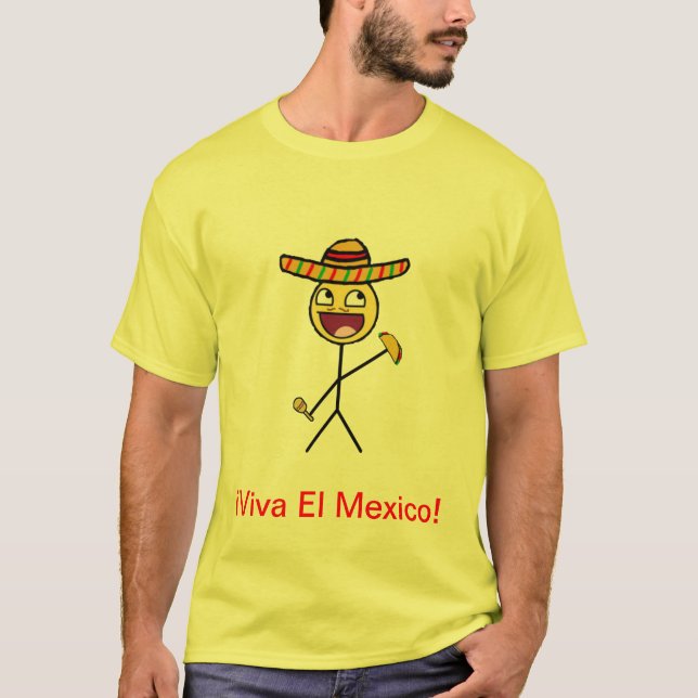 T-shirt EL Mexique de vivats de ¡ ! (Devant)