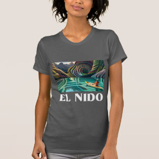 T-shirt : El Nido, Palawan, Belle plage, Philippine la