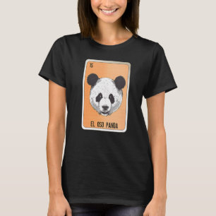 T-shirt El Oso Panda Mexicaine Lotterie Cartes de Bingo