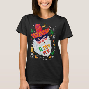 T-shirt El Papa Noel Mexique Noël Sombrero Père Noël