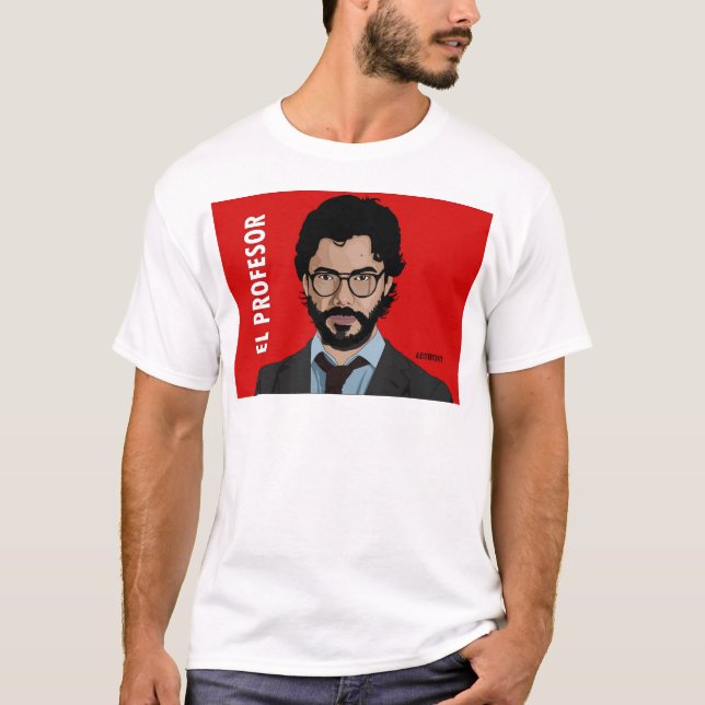 T-shirt El Profesor La Casa De Papel (Devant)