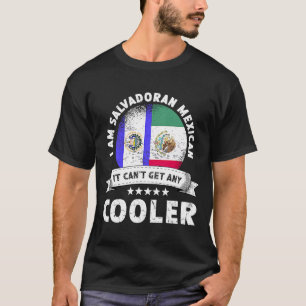 T-shirt El Salvador Drapeau Mexique Gros Patriot Pays Citi