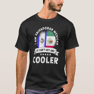 T-shirt El Salvador Drapeau Mexique Gros Patriot Pays Citi