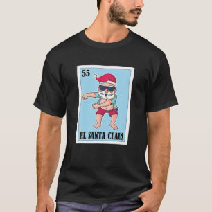 T-shirt El Santa Claus Loterie mexicaine, Bingo mexicain C