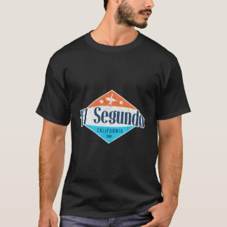 T-shirt El Segundo California Beach Drapeau Surf Ca