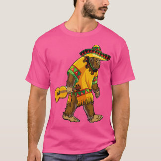 T-shirt El Squatcho Bigfoot Sasquatch Mexicaine T Drôle Ca