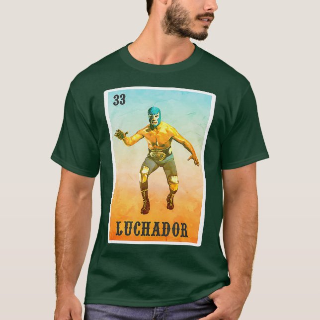 T-shirt El Wrestler Lucha Libre - Mexique Luchador (Devant)