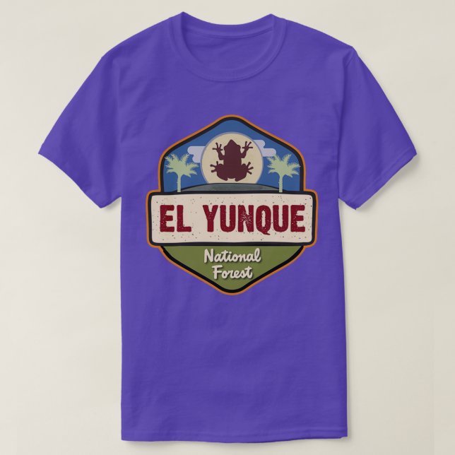 T-shirt El Yunque Forêt nationale collant cadeau JJ (Design devant)