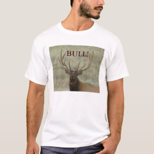 T-shirt Élan mâle E10 en velours tir dans la tête