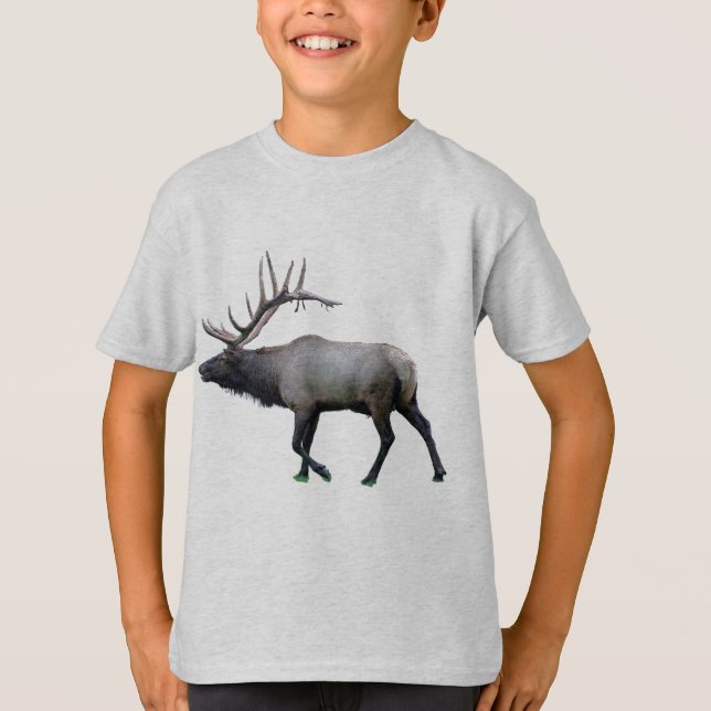 T-shirt Élans de wapiti de saule (Devant)