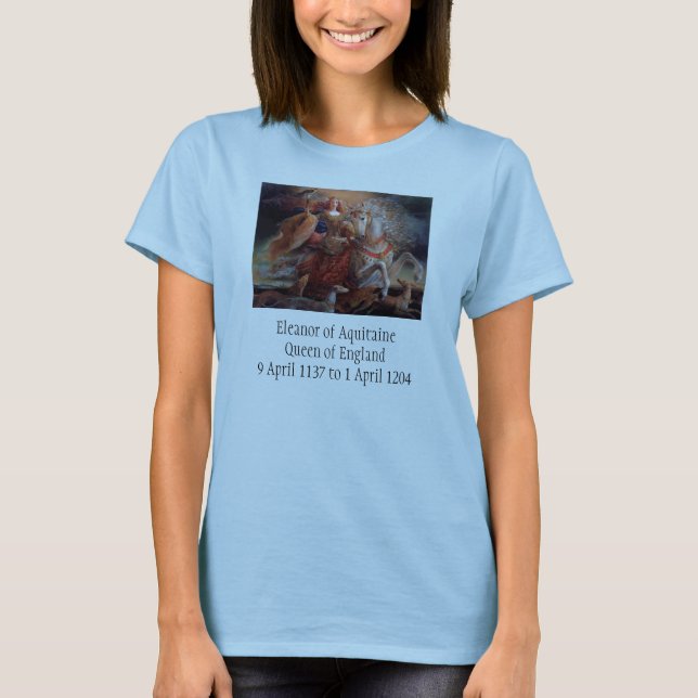 T-shirt Eleanor de l'Aquitaine (Devant)