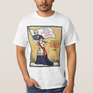 T-shirt Élection 1868 du Président Andrew Johnson