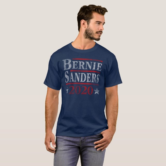 T-shirt Élection 2020 de ponceuses de Bernie de vote (Devant entier)