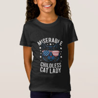 Élection 2024 Féministe Sans Enfant Dame au Chat V