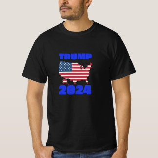 T-shirt Élection américaine 2024 Trump Défenseur républica