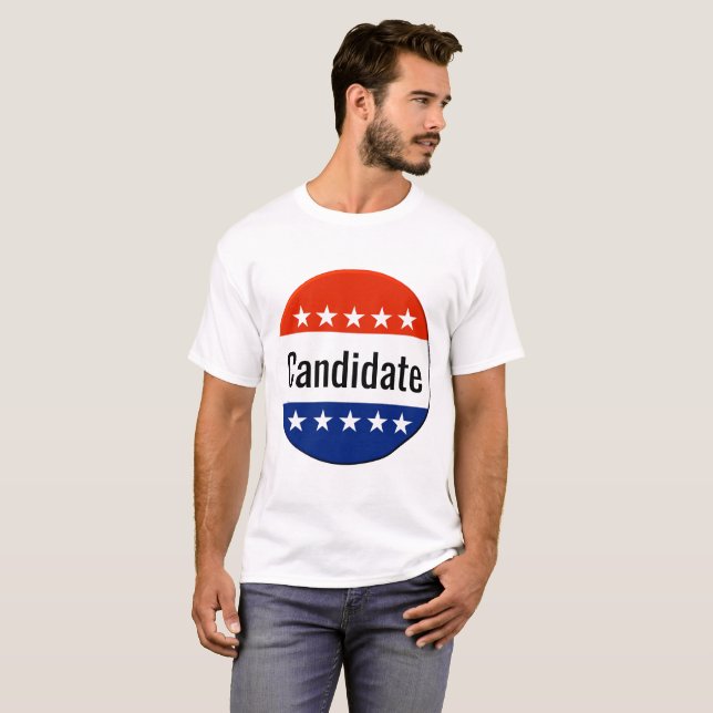T-shirt Élection de 2026 pour la campagne des candidats pe (Devant entier)