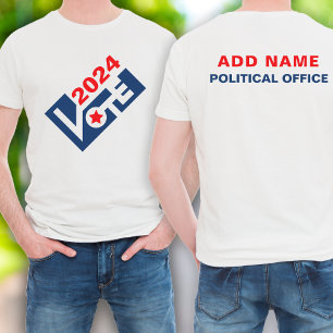 T-shirt Élection de campagne politique personnalisée Vote 