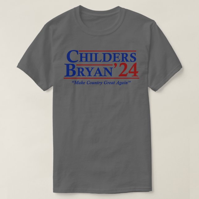T-shirt Élection de Childers Bryan 2024 (Design devant)