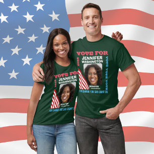 T-shirt Élection de la campagne personnalisée du sénateur
