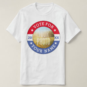 T-shirt Élection PERSONNALISÉE de PHOTO