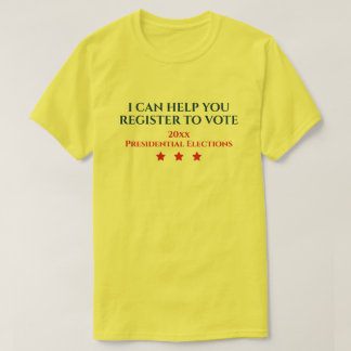 T-shirt Élection présidentielle | JE PEUX VOUS AIDER À VOU