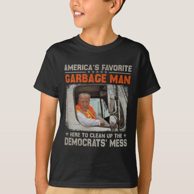 T-shirt Élection Trump 2024 Trump Garbage Man Vote Trump P (Devant)