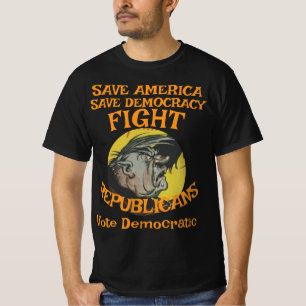 T-SHIRT ÉLECTION ZL X1 KP VOIX PARTI DÉMOCRATE COÛT T