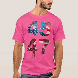 T-shirt Élections américaines 2024 - 45-47
