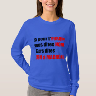 T-shirt Élections présidentielles en France 2017 - Blue W