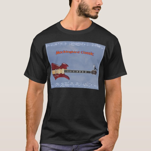 T-shirt electric guitar bc rich (Devant)