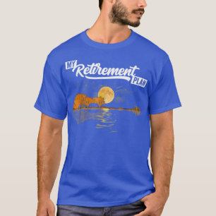 T-shirt Electric Guitar Retirement Plan Music Teacher 702