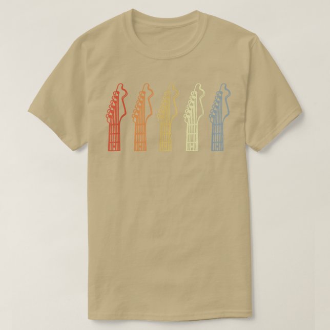 T-shirt Electric Guitars Guitarist  (Design devant)