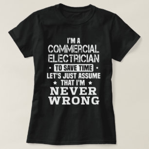 T-shirt Electrician commercial