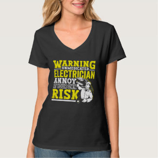 T-shirt Electrician Dad Apparel Electric Lineman for Men  