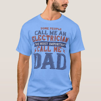 T-shirt Electrician Dad Gift