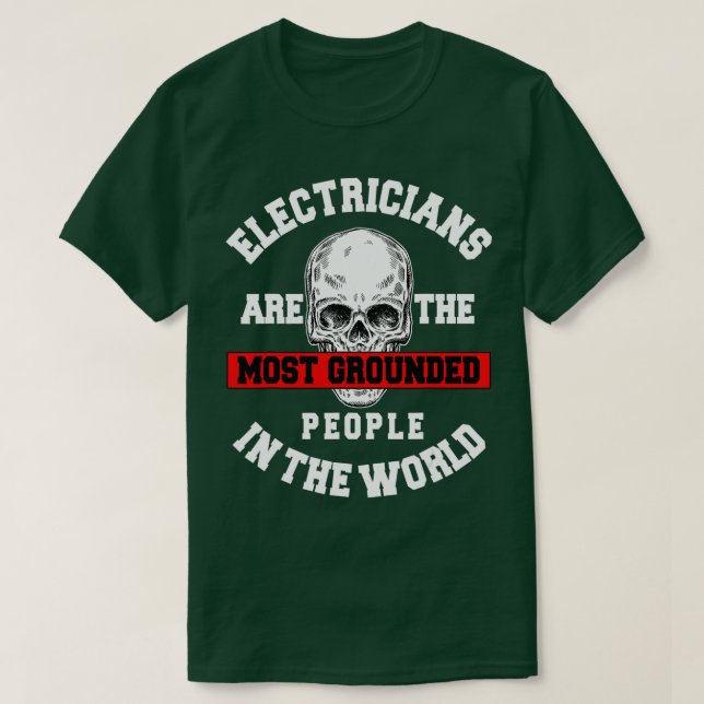 T-shirt Electrician Repairman Electronics Techn (Design devant)