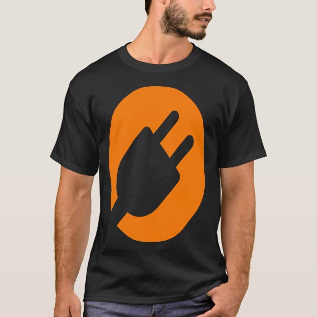 T-shirt Electricians craft socket  idea for Father's Day (Devant)