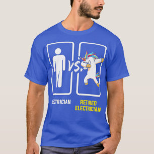 T-shirt Électricien à la retraite Régulier Drôle retra