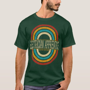 T-shirt Électricien Apprentis Vintage Rétro