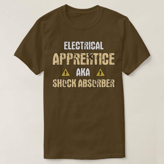 T-shirt Électricien Apprentissage Diplôme Idée cadeau 1 (Design devant)