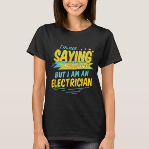 T-shirt Électricien -Cavgx