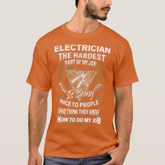 T-shirt Electricien Sarcastique