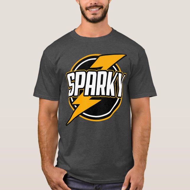 T-shirt Électricien Sparky (Devant)