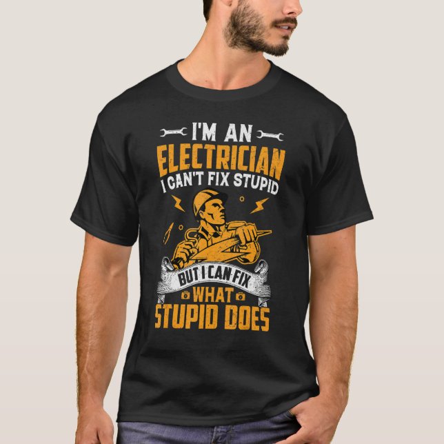 T-shirt Électriciens 3 (Devant)