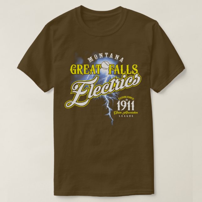 T-shirt Électrique de Great Falls (Design devant)